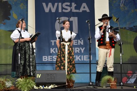 Mała scena Tygodnia Kultury Beskidzkiej w Wiśle